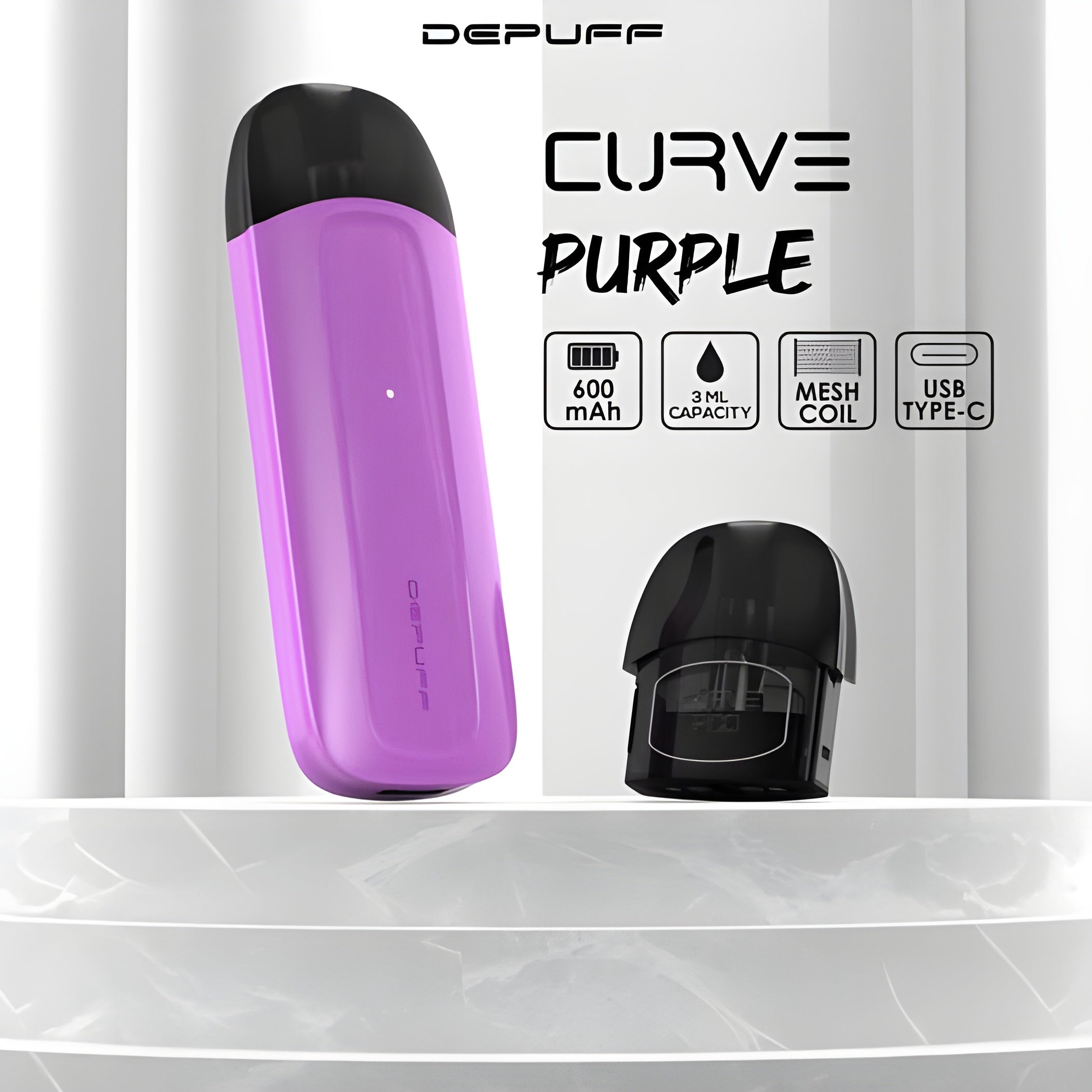 Depuff Curve Pod with free flavour Premium