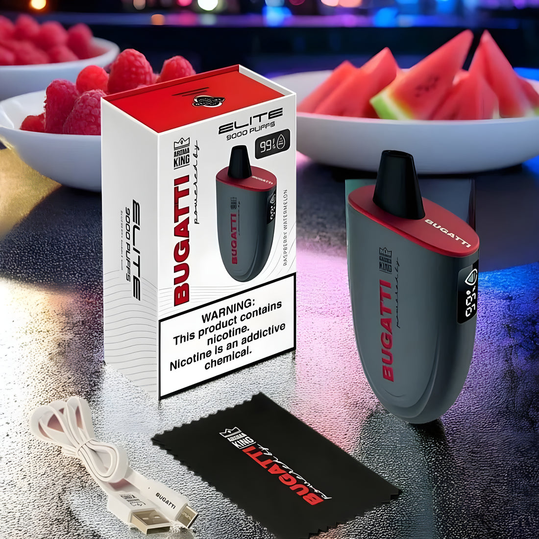 Bugatti 9000 Elite – 9000 Puff Rechargeable Vape