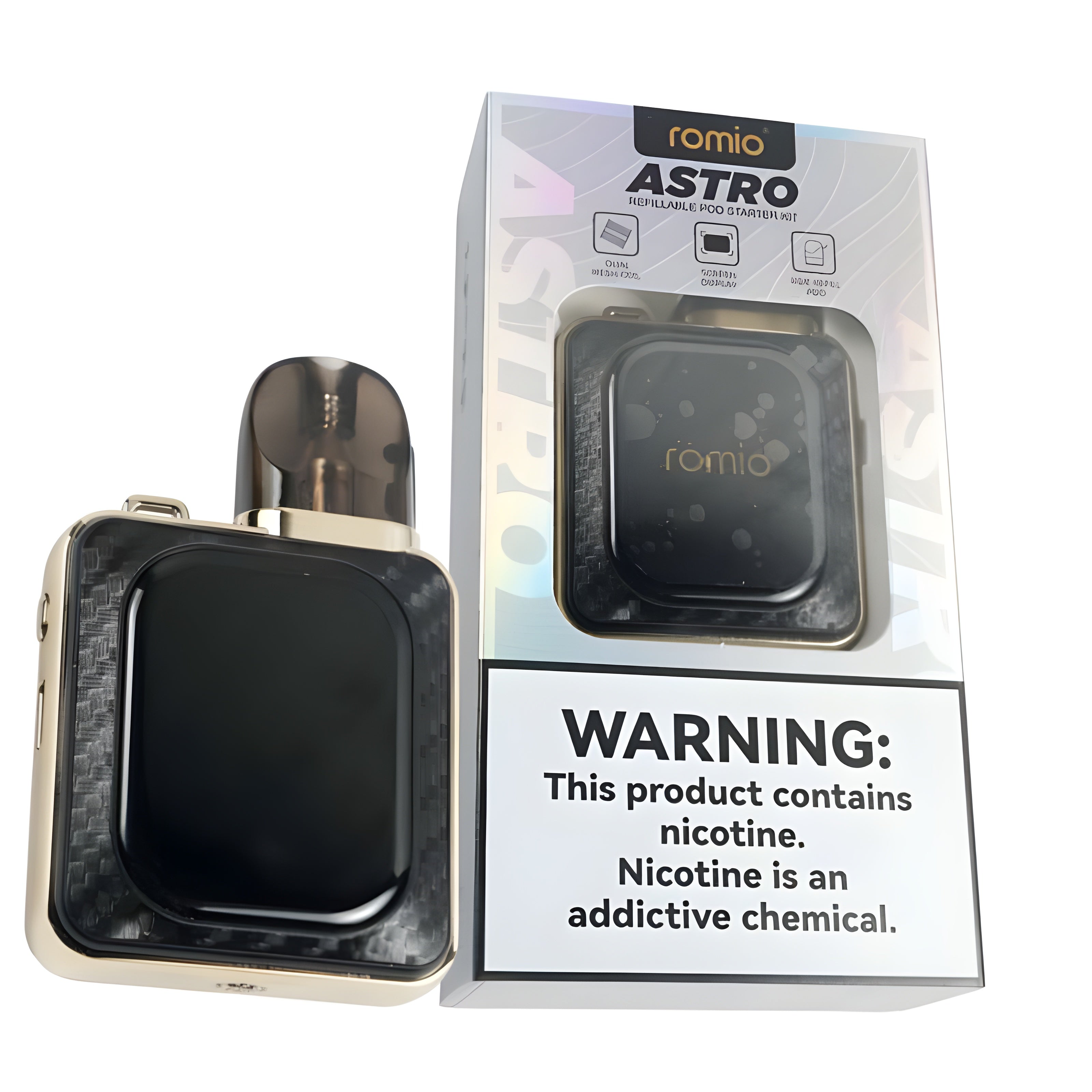 Astro Pod with Touch Display And with free flavour